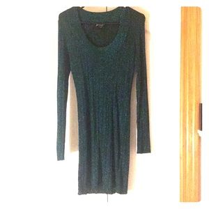 NASTY GAL green sparkly party dress!